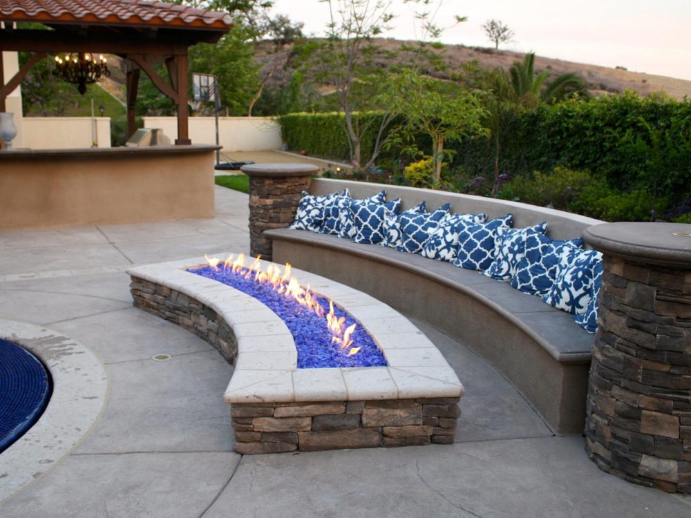 Fire Pit And Bench